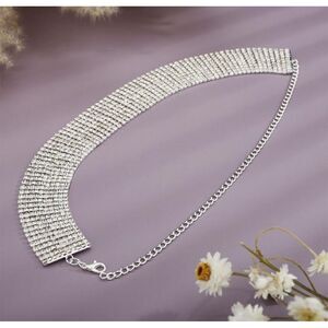 Sexy‎ Dazzling Rhinestone Choker Charm Clavicle Chain Accessory Luxury Clubwear